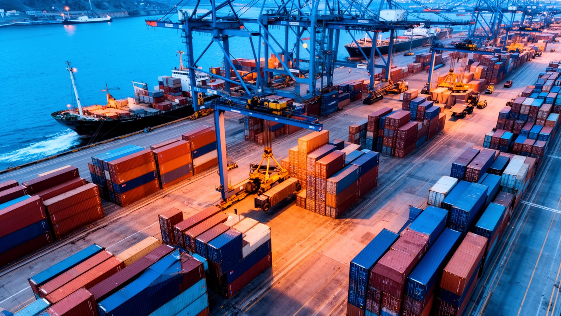 Global container shipping for automotive aftermarket parts distribution